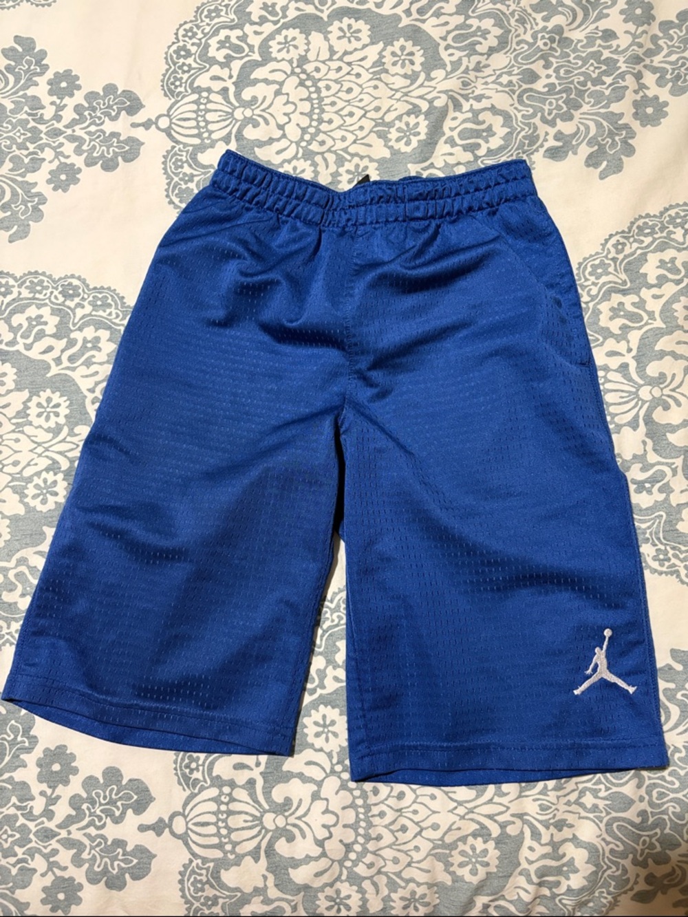 Jordan Kids' Athletic Mesh Shorts in Royal Blue